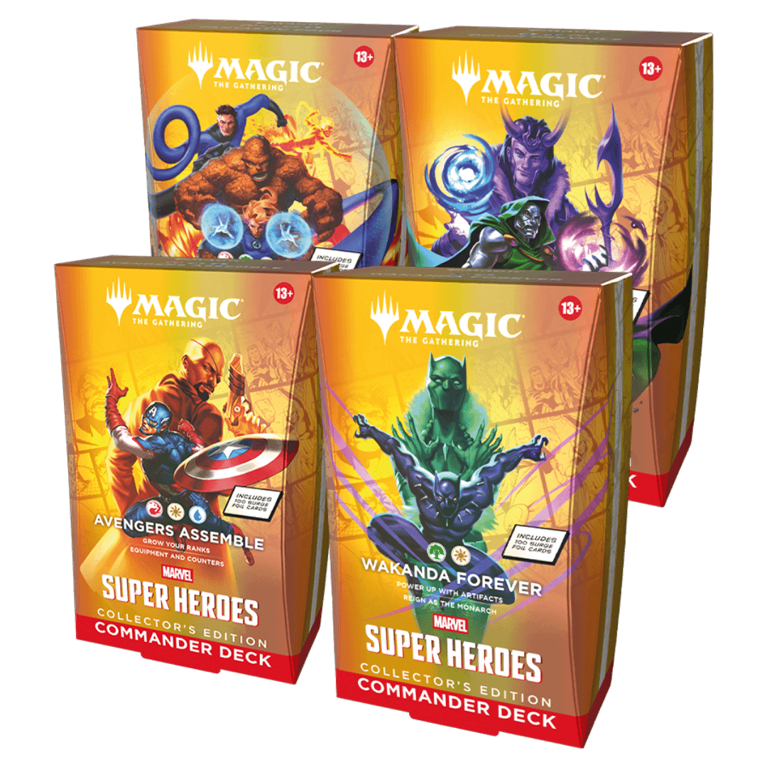Marvel Super Heroes Commander Decks Collector's Edition (4) (EN)