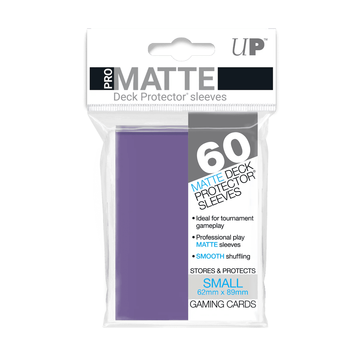 Ultra Pro PRO-MATTE Purple Small Deck Protector Sleeves (60ct)