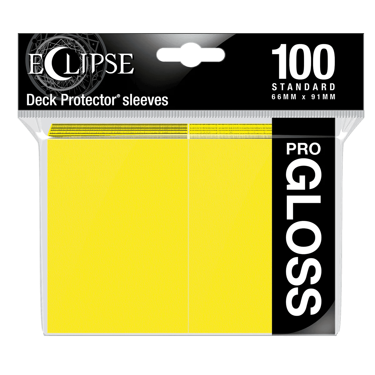 Ultra Pro Eclipse Gloss Lemon Yellow Standard Sleeves (100ct)