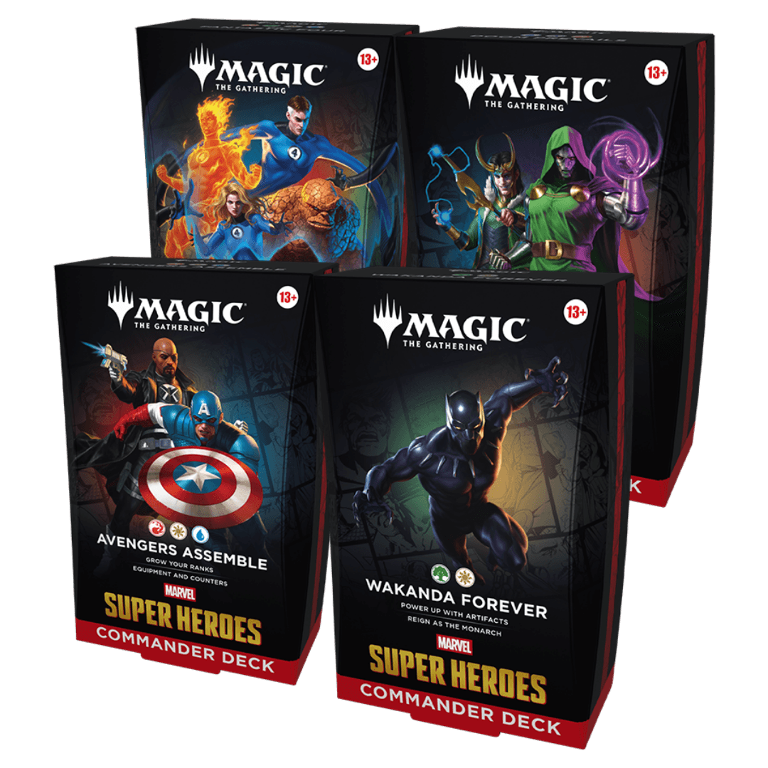 Marvel Super Heroes Commander Decks (4) (EN)