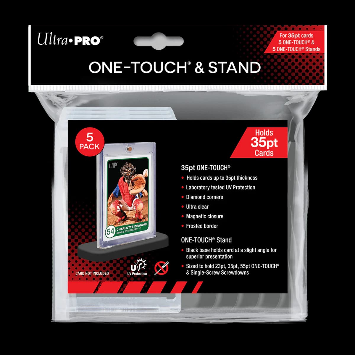 Ultra Pro One Touch Magnetic Cardholder Stand (5er Pack)