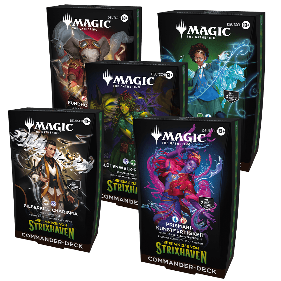 Geheimnisse von Strixhaven Commander Deck Bundle (DE)
