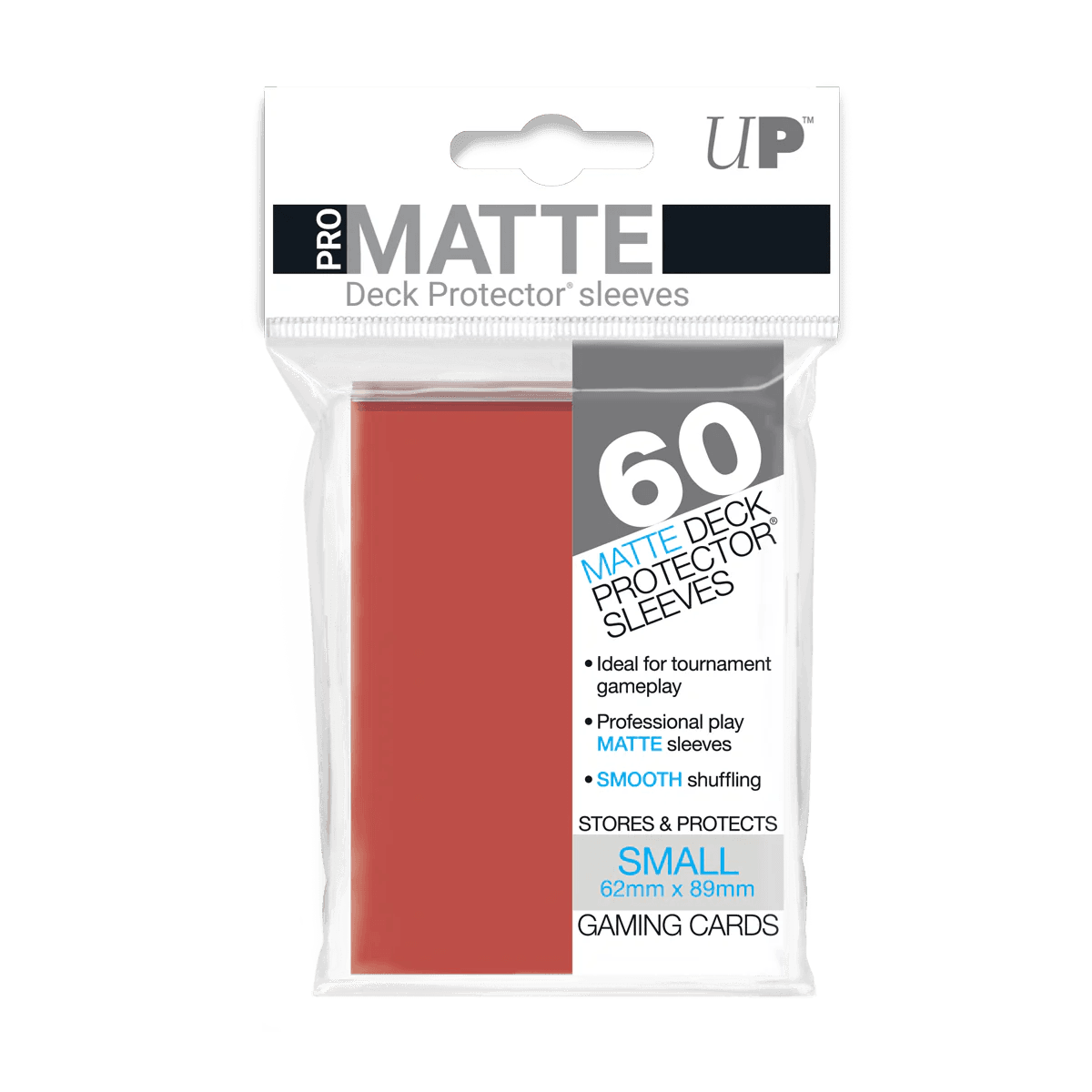 Ultra Pro PRO-Matte Small Deck Protector Sleeves Red (60ct)