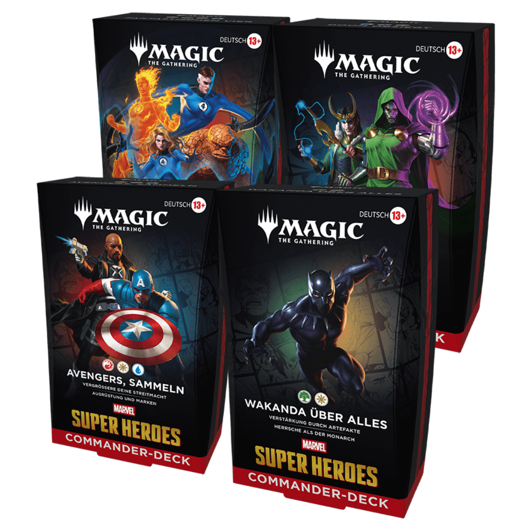 Marvel Super Heroes | Commander Decks (4) (DE)