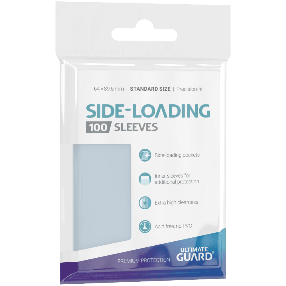 Ultimate Guard Precise-Fit Side-Loading Sleeves Standard Size (100) Transparent