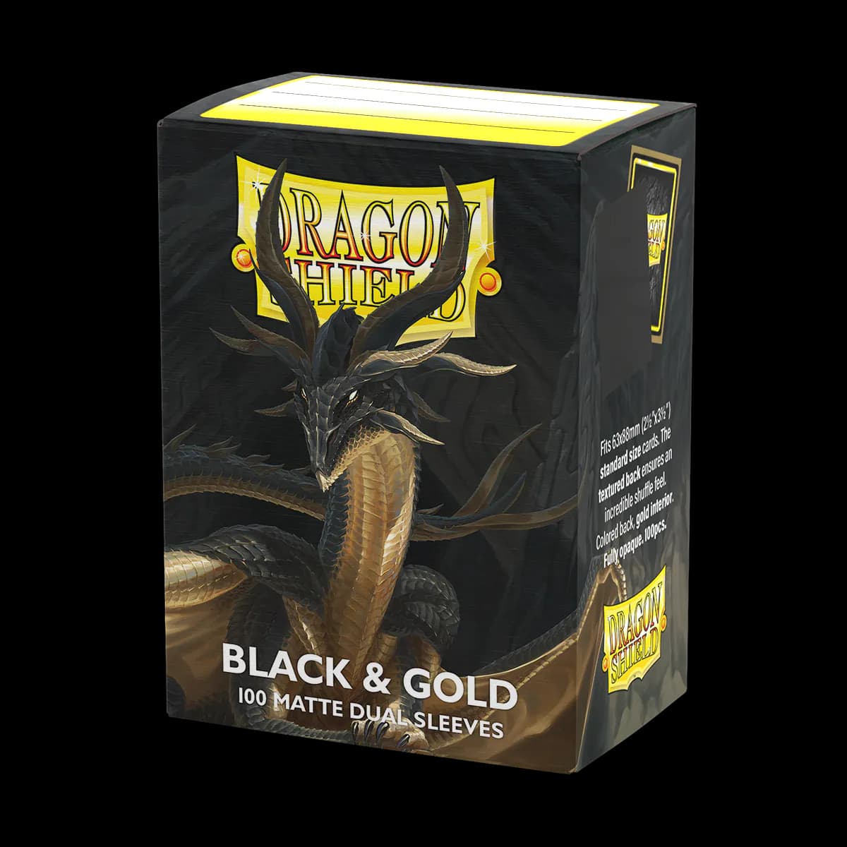 Black & Gold - Matte Dual Sleeves - Standard Size
