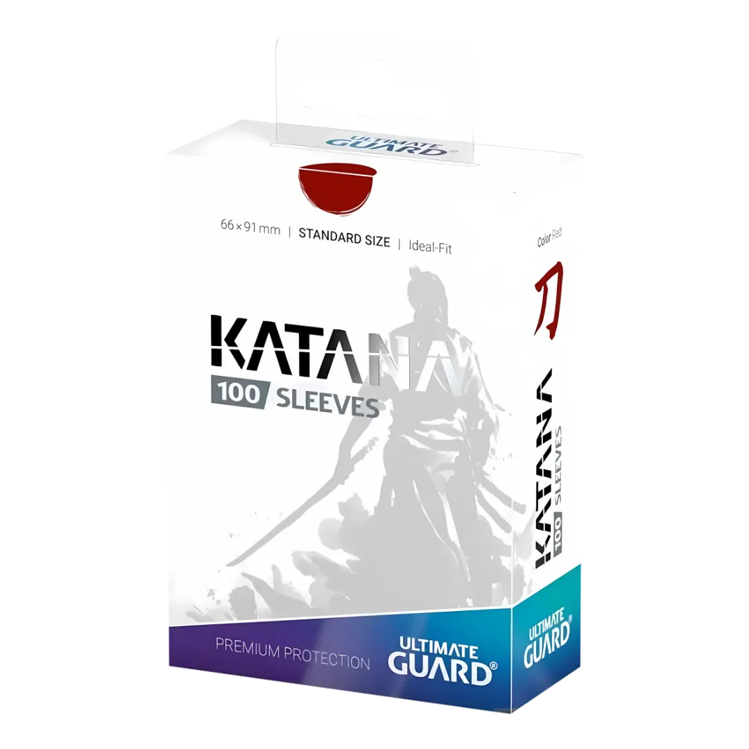 Ultimate Guard Katana Sleeves Standard Size (100) Rot